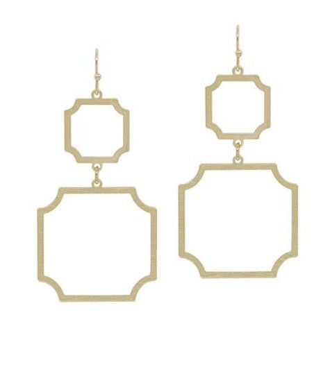 Olly Earrings, Color: Gold
