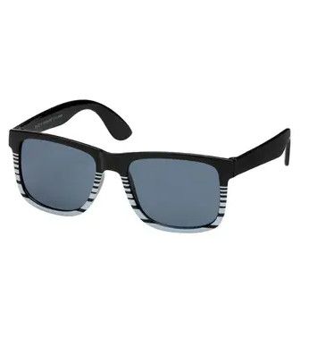 Kids Sunglasses Stripes , Color: Black/White Stripe