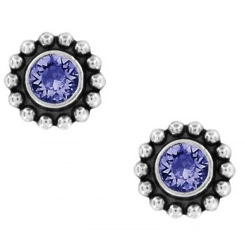 Tanzanite Twinkle Mini Post Earrings