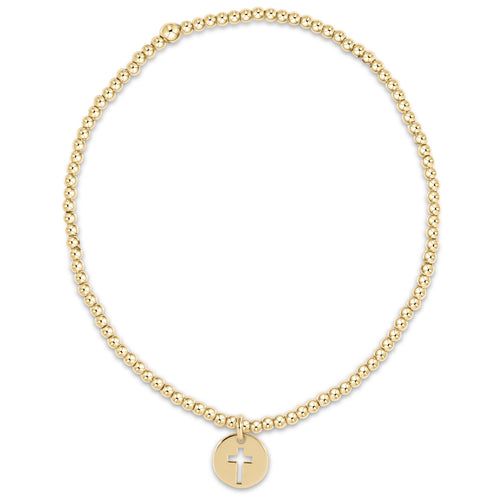 Classic Gold 2mm Blessed Small Gold Disc