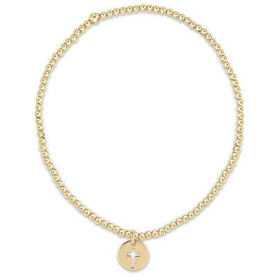 Classic Gold 2mm Blessed Small Gold Disc