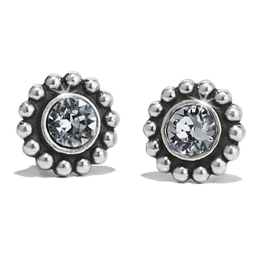 Twinkle Mini Post Earrings Silver
