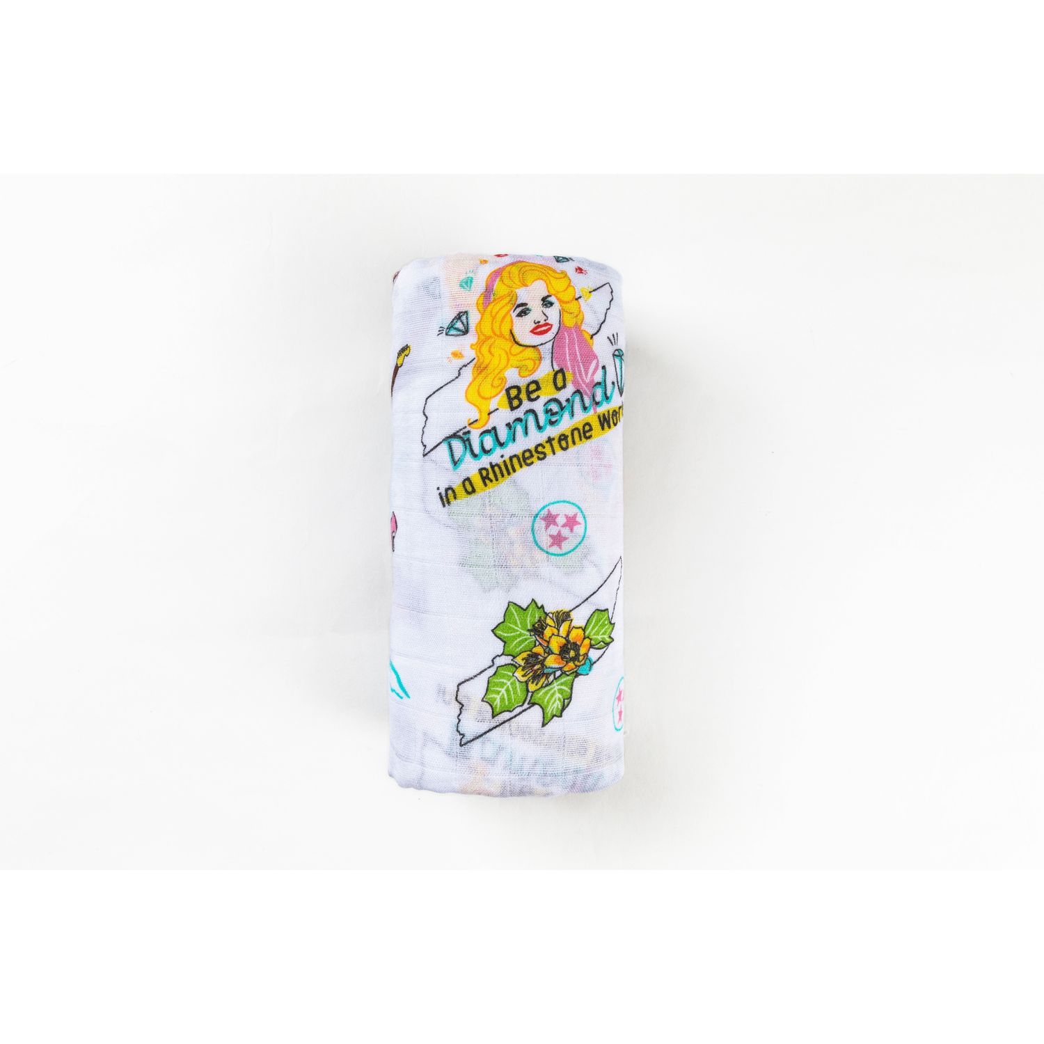 Tennessee Baby Floral Swaddle