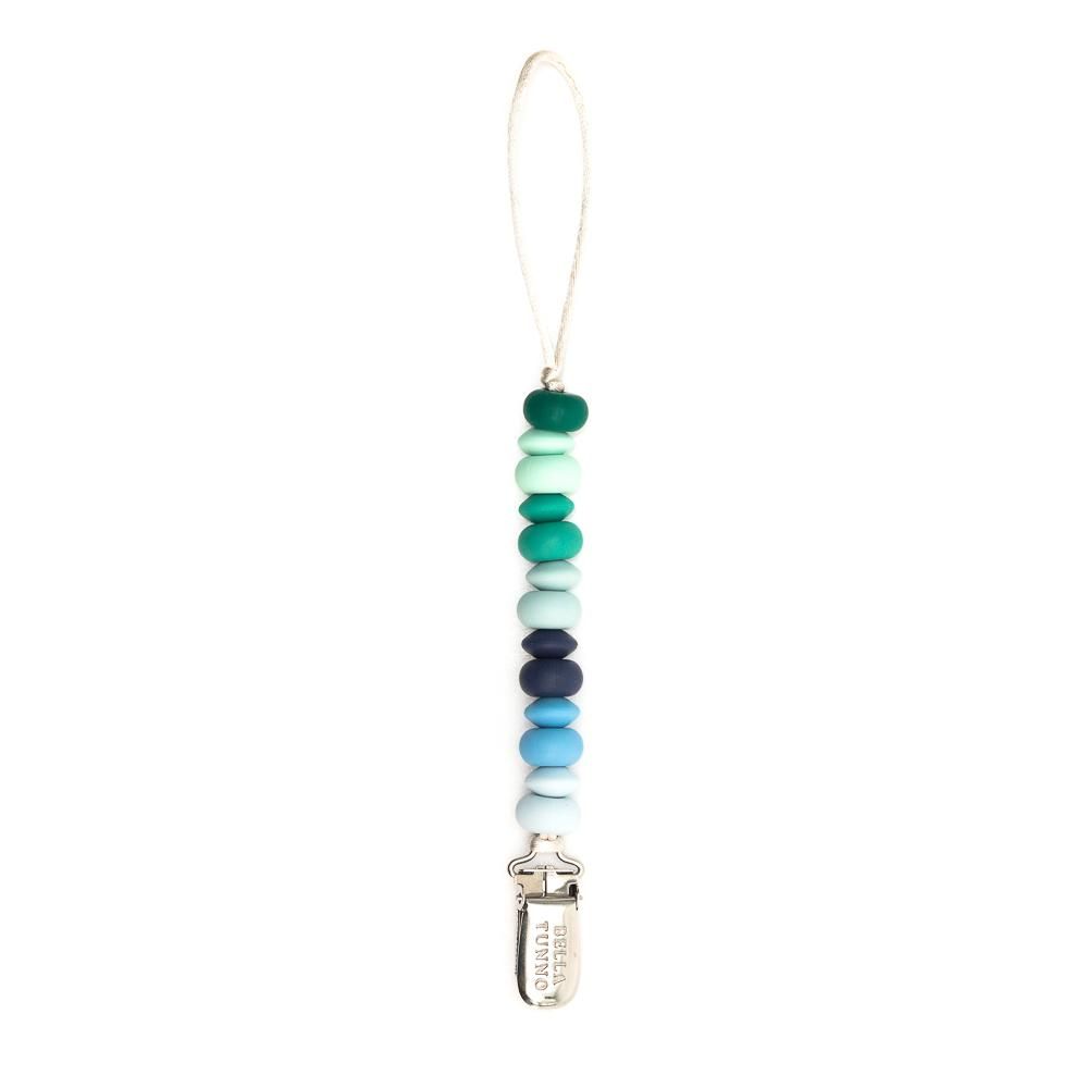 Blue Multi Pacifier Clip