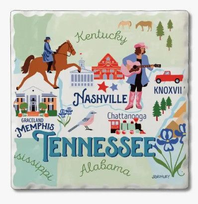 Tennessee Attractions 4 Pack Coaster Set