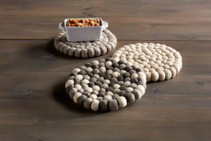 Felted Wool Trivet