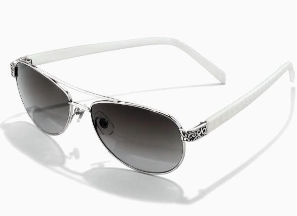 Sugar Shack White Silver Sunglasses