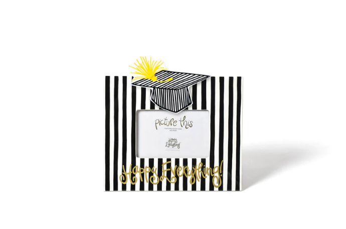 Happy Everything™ Mini Attachment | Striped Graduation Cap