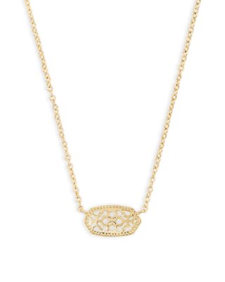 The Elisa Pendant Necklace in Filigree 