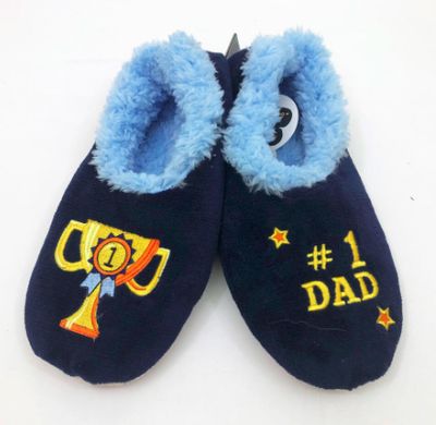 #1 Dad Snoozies Slippers 