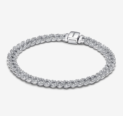 PANDORA™ Timeless Pavé Cuban Chain Bracelet