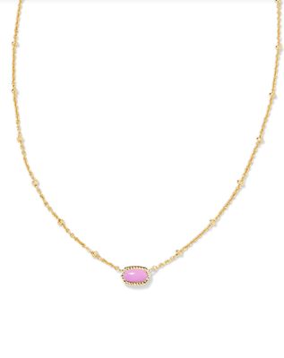 The Mini Elisa Pendant Fuchsia Magnesite