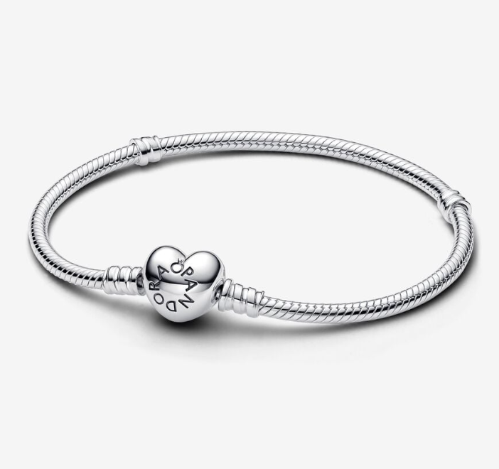 PANDORA™ Silver Heart Clasp Bracelet