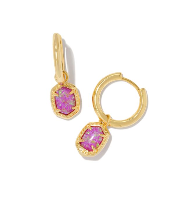 The Daphne Framed Gold Huggie