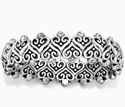 Alcazar Heart Stretch Bracelet