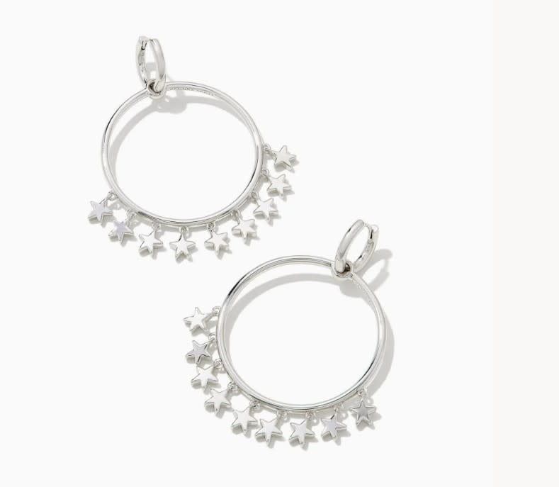 The Sloane Star Open Frame Earrings