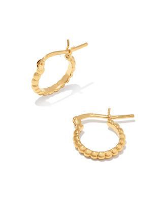 Beaded Huggie Earring