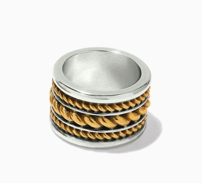 Monete Wide Ring