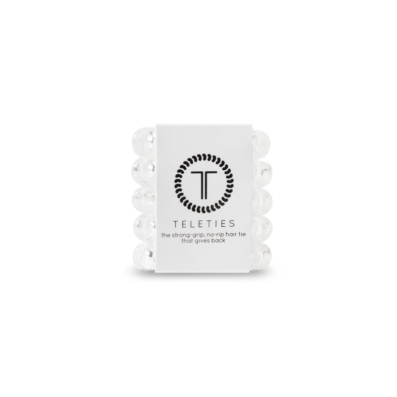 Teleties™ Hair Ties | Crystal Clear