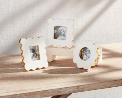 Scallop Marble Mini Frame
