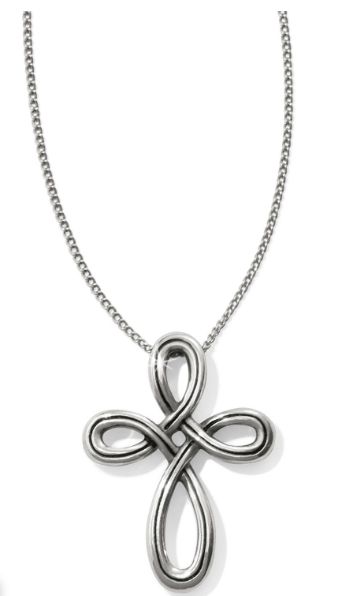 Interlok Petite Cross Necklace