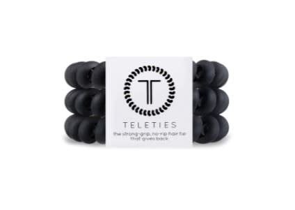 Teleties™ Hair Ties | Matte Black