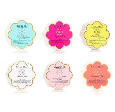 Travel Sized Floral Shape Spongette