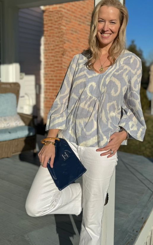 Wristlet with Bamboo Bracelet 