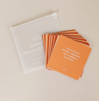 Shower Affirmation Cards