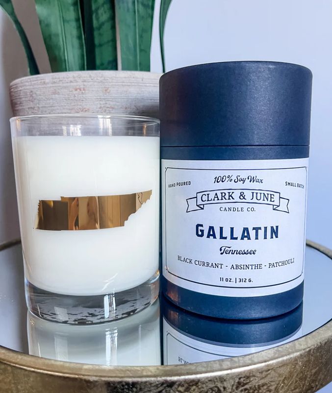 Gallatin Candle | Black Currant - Absinthe - Patchouli