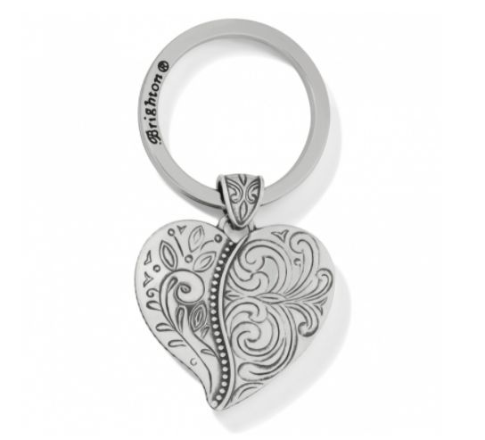 Ornate Heart Key Fob