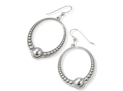 Pretty Tough Oval French Wire Earrings