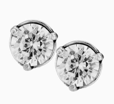 Brilliance 7MM Post Earrings