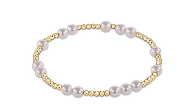 Enewton Hope Unwritten Gold Bracelet Pearl 