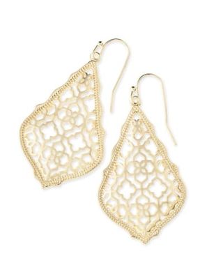 The Addie Drop Earrings in Filigree