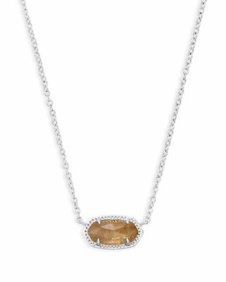 The Elisa Pendant Necklace in Citrine