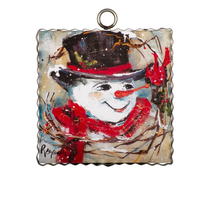 Round Top© Attachment | Rozie Cardinal and Snowman