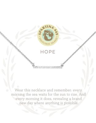 SLV 18" Necklace Hope/Horizon
