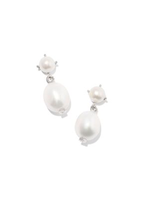 The Eve White Pearl Drop Earring