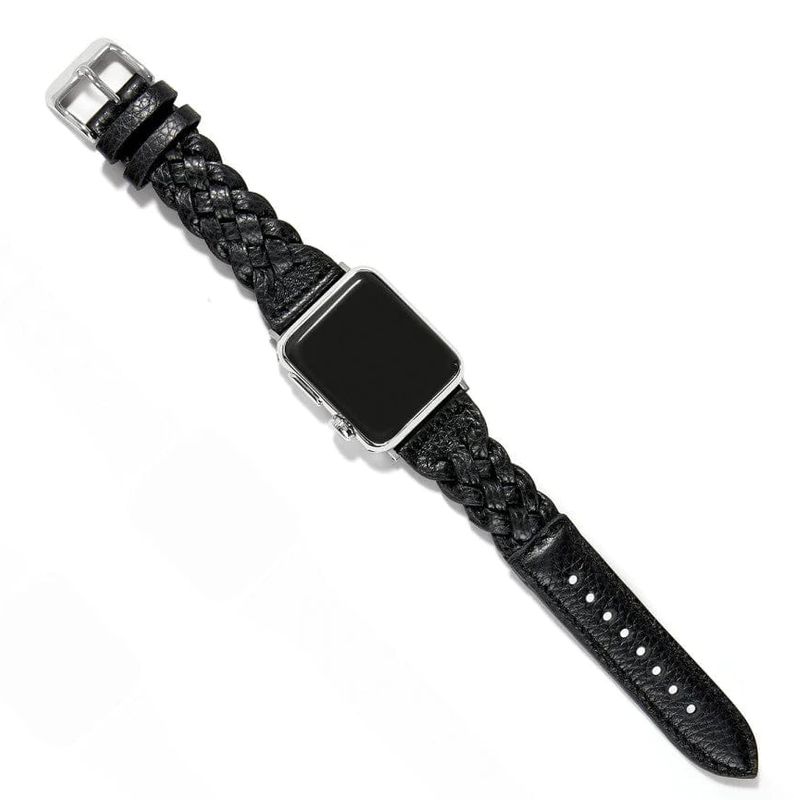 Sutton Braided Leather Watch Band