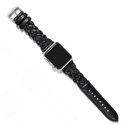 Sutton Braided Leather Watch Band