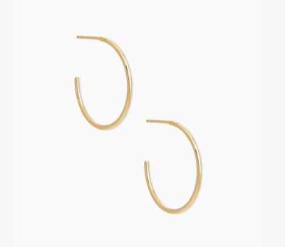 Keeley Small Hoop 18K Gold Vermeil