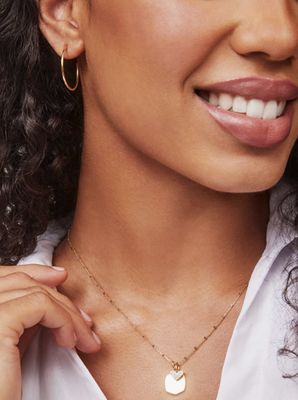 Keeley Small Hoop 18K Gold Vermeil