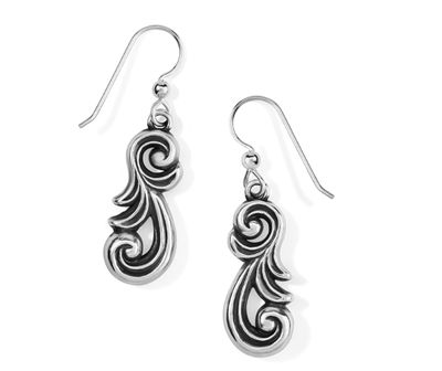 Alana Scroll French Wire Earrings