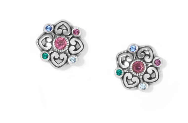 Elora Gems Flower Post Earrings