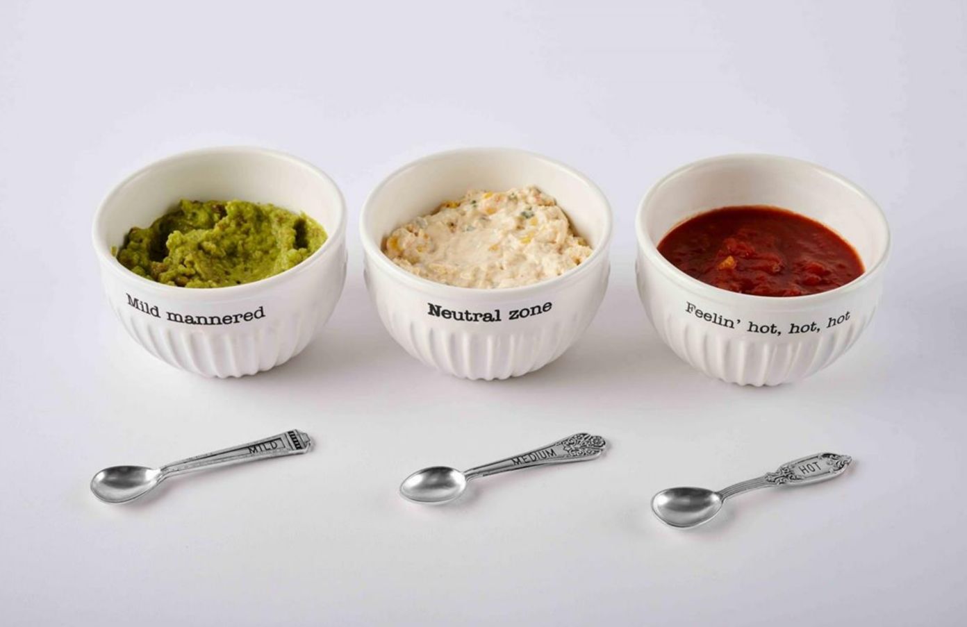 Mild, Medium &amp; Hot Dip Set