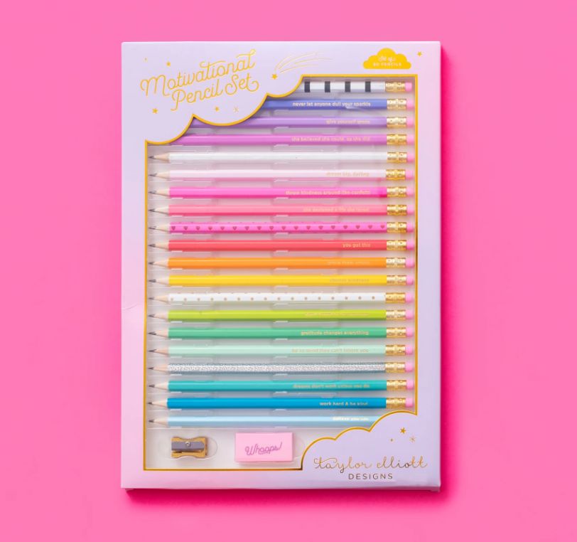 Motivational Pencil Set