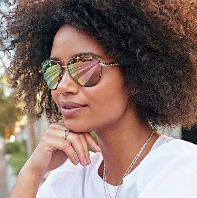 Helix Green/Pink Sunglasses