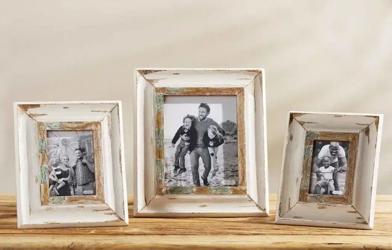 Medium Cream Weathered Frame 5x7
