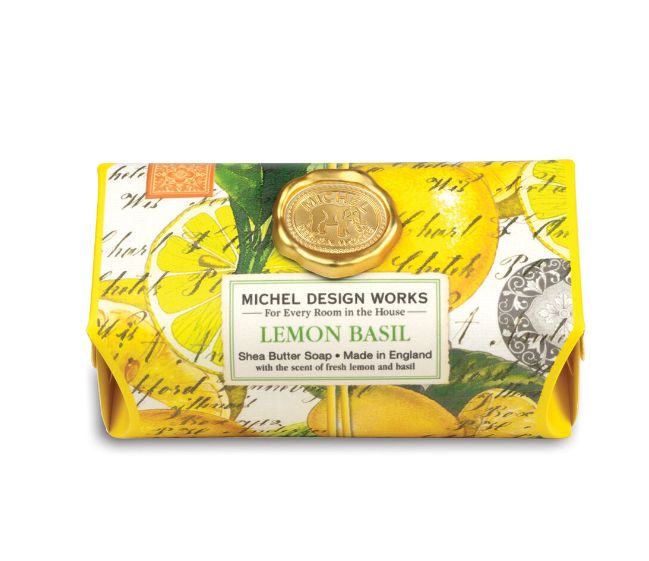 Lemon Basil Large Bath Soap Bar
